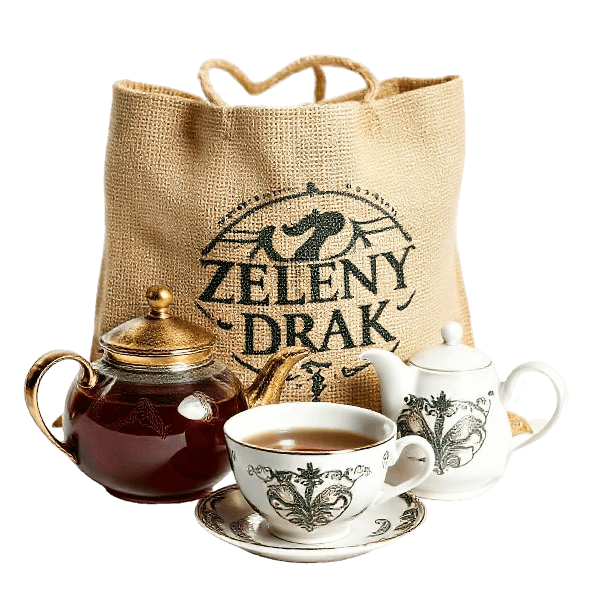 Konvička s čajem a šálky